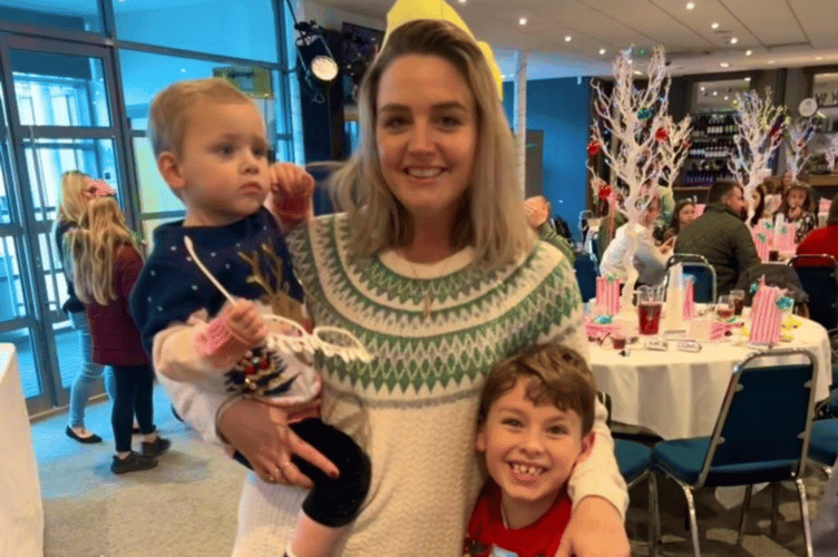 Nicky (centre) had a blood transfusion when her son (right) was born and Emi (left) needed them during cancer treatment