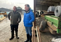 Rugby ref Nigel gets insight into north Wales dairy co-operative