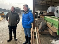 Rugby ref Nigel gets insight into north Wales dairy co-operative