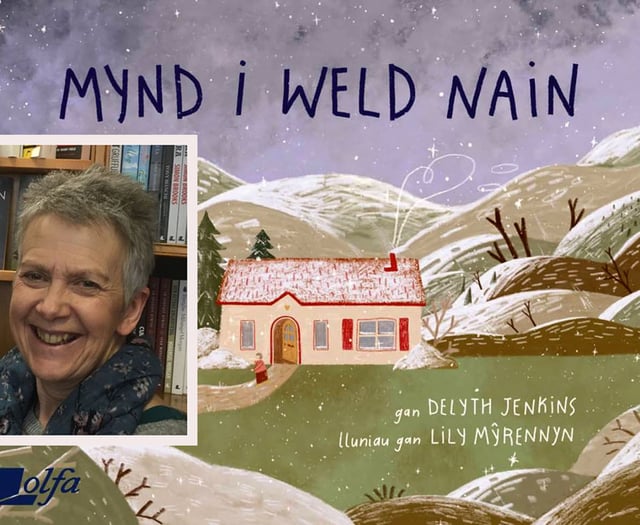 Y delynores Delyth Jenkins yn cyhoeddi llyfr Nadoligaidd i blant