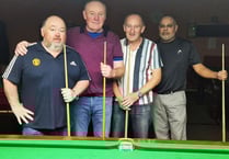 Ceredigion Snooker League: Marc and Jon win doubles competition