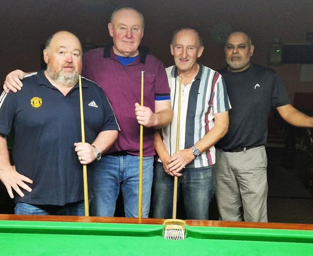Ceredigion Snooker League: Marc and Jon win doubles competition
