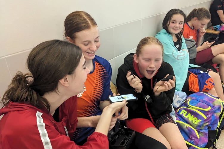 ADASC swimmers in their element after winning a Swim Coach Communicator at the West Wales Regionals