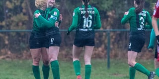 Aberystwyth Town Women enjoy a bit of time in the spotlight