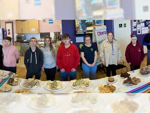 Young people organise community coffee morning