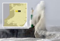 Warning of 70mph winds along Irish Sea coast