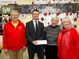 WI gifts £450 to Aberaeron Swimming Pool