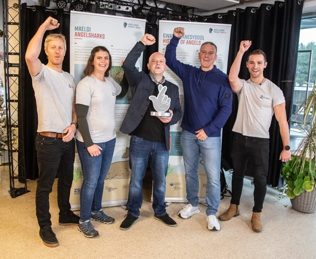 Wildlife expert and TV presenter honours fin-tastic shark project