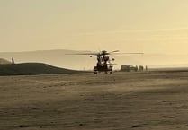 Woman airlifted from Ynyslas beach after horse fall