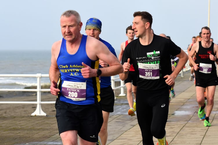 Patrick Finney on his way to age category win