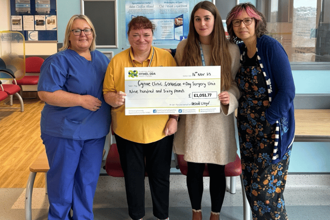Heledd's cake and coffee morning raises more than £1,000 for Bronglais