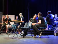 WATCH: Coleg Meirion-Dwyfor students take to the stage in Pwllheli