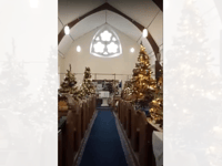 WATCH: The beautiful Christmas tree festival in Penrhyndeudraeth