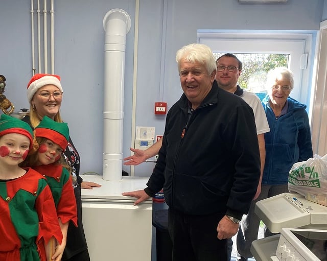 National Grid helps keep village hall warm with funding