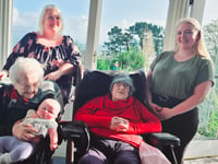 Care home is the venue for unforgettable family occasion