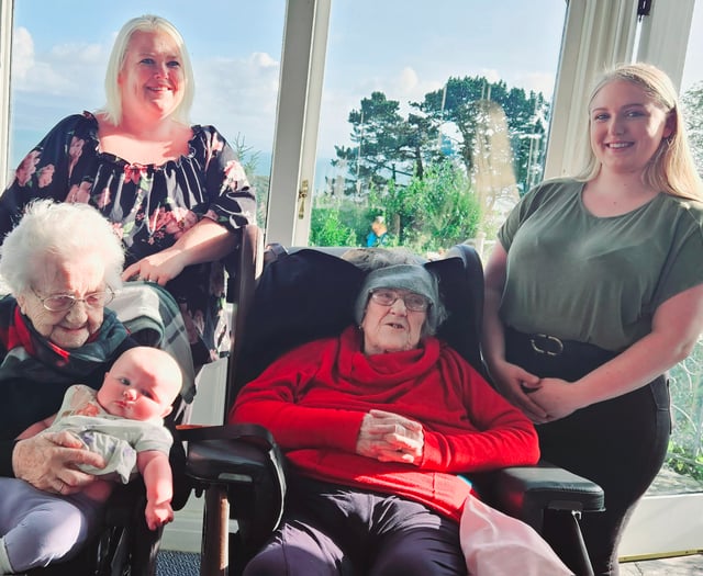 Care home is the venue for unforgettable family occasion