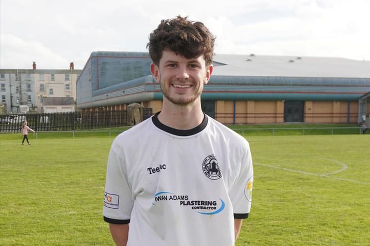 Pwllheli’s man of the match against Nantlle Vale was defender Dafydd Roberts