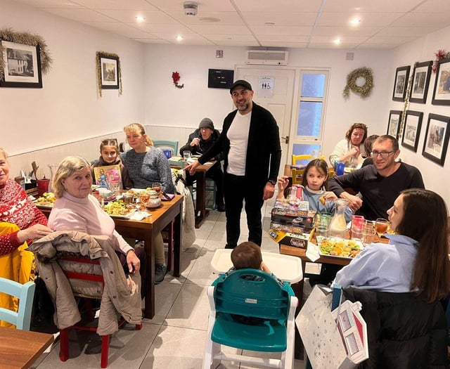 Aberystwyth cafe feeds dozens free Christmas dinner for 11th year