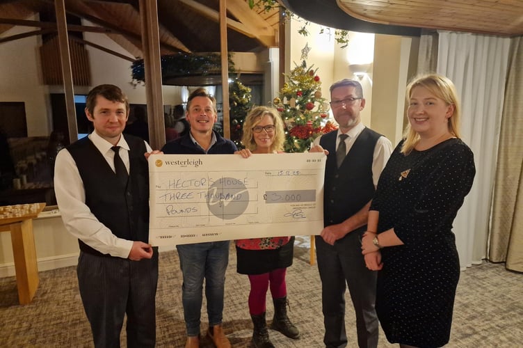 Daniel Bliss, crematorium assistant, Robert and Belinda Stringer, the charity founders, David Evans, crematorium assistant and the manager Rachel Harrison