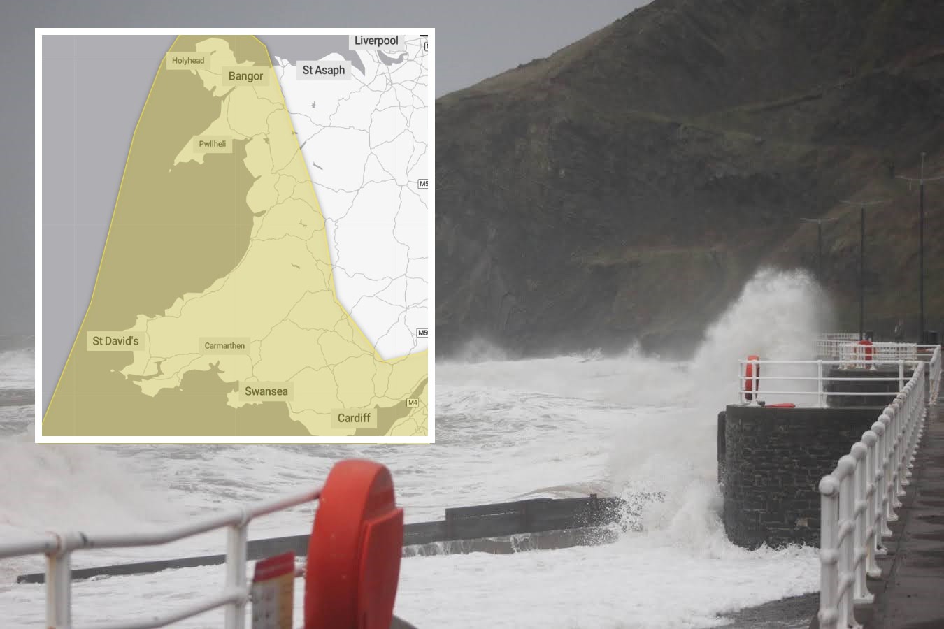 More 'strong and gusty' winds and heavy rain on the way | cambrian-news ...