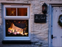 Advent windows light up village with festive family-friendly art trail
