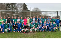 Machynlleth and Corris charity match benefits two worthy causes
