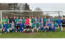 Machynlleth and Corris charity match benefits two worthy causes