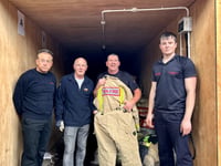 Local fire crews donate equipment to Philippines
