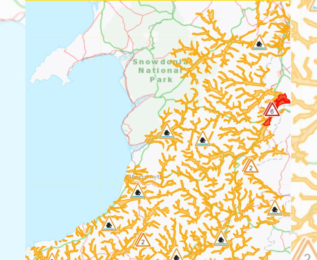 Flood alerts in place across west Wales following Storm Henk