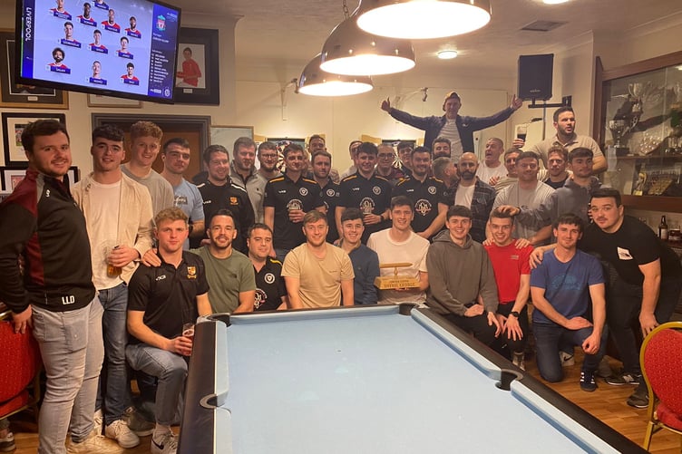 The competitors at the rugby club