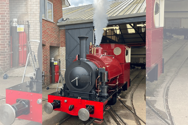 Corris Railway’s new Falcon locomotive