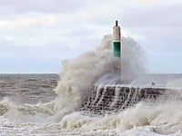 Stormy seas and a crescent moon: Best of readers' photos