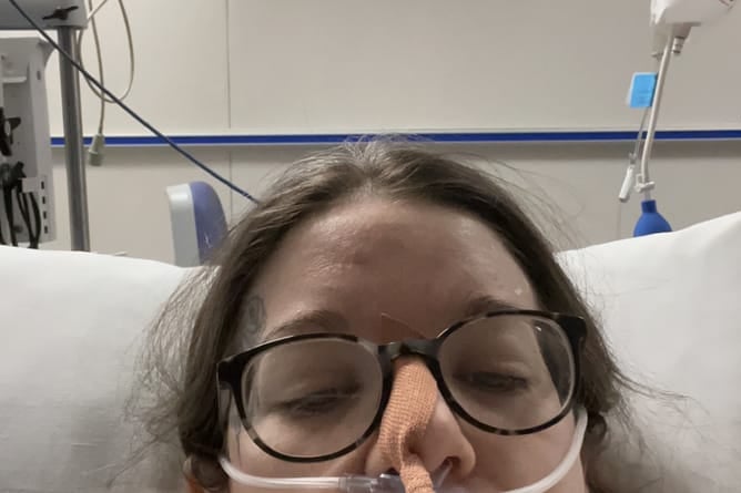 Erin went through intensive chemotherapy to try and prolong her life
