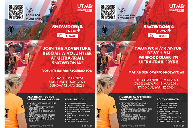 Ultra-Trail Snowdonia poster 2024