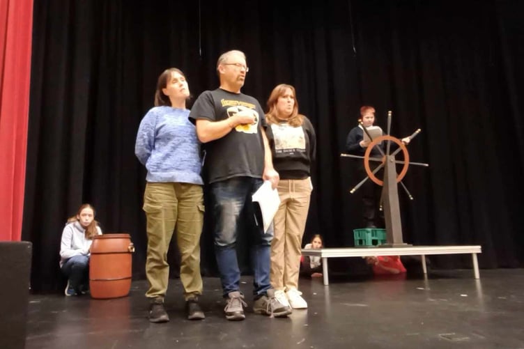 Criccieth Starlight Players perform Robinson Crusoe at the end of January