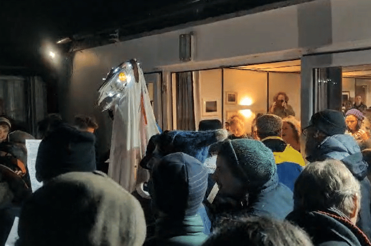 The Mari Lwyd asks to be let in