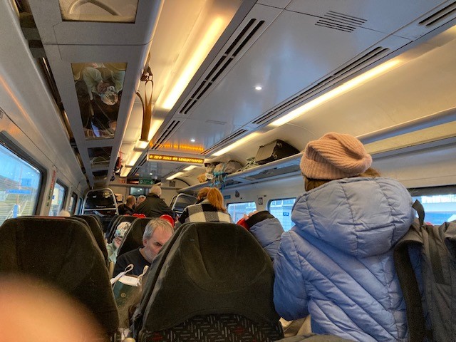 People were left with standing room only on trains from Shrewsbury to Aberystwyth last week due to "unscheduled repairs"