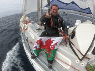 Ceredigion yachtsman relives tumultuous bid to sail around the world