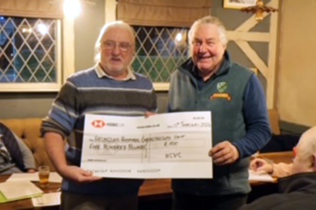 Vintage club raises £500 for Bronglais Hospital chemotherapy unit