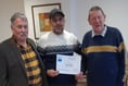 Masons donate £200 to help provide free meals to those in need