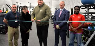 Ynyshir Chef officially opens new Aberystwyth sports dome