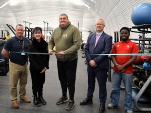 Ynyshir Chef officially opens new Aberystwyth sports dome