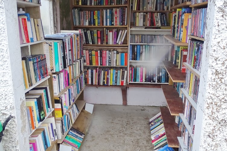 The bus shelter as it looks now thanks to the loving care of the Llangeitho residents