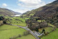 Historic hotel for sale is at the base of a mountain in the Mach Loop