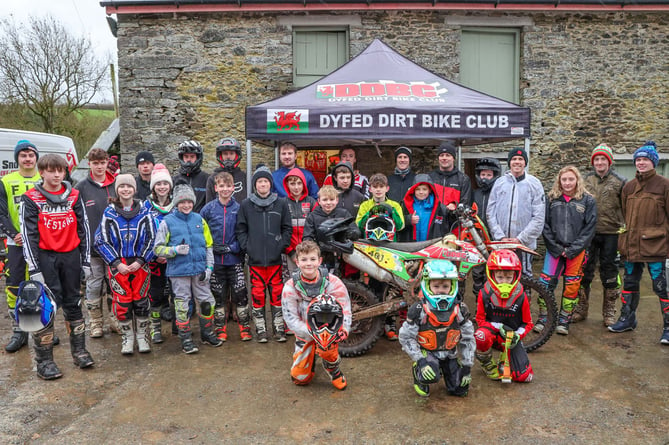 DDBC training class of 2024 with World Enduro Champions Alex Snow and Steve Holcombe