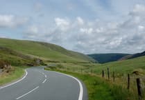 Mountain road to Llangurig closed