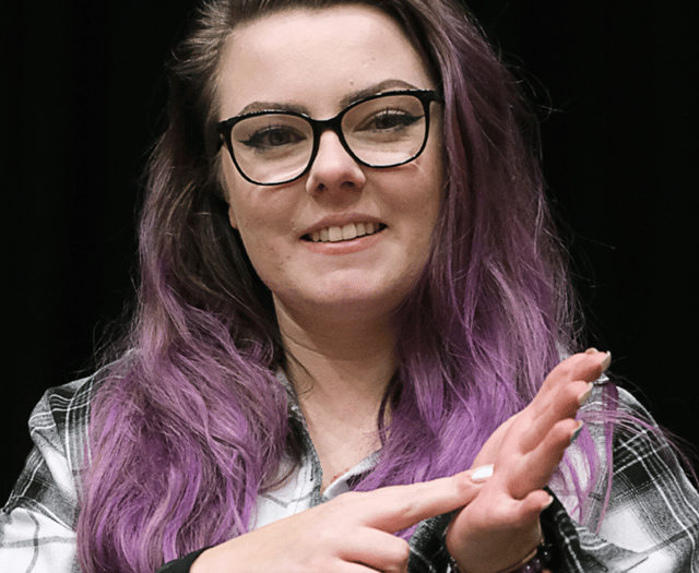 WATCH: Trainee interpreter talks about signing pantomime for the deaf