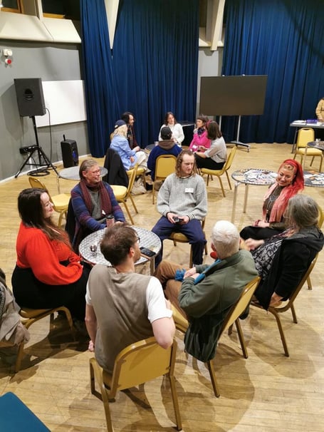 Some of the people who attended the last event for creative freelancers