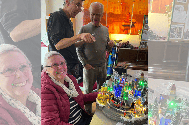 A happy customer at a recent repair cafe at the Taj Mahal Hwb
