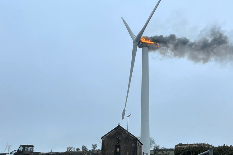 Turbine fire